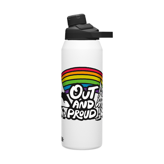 chute-mag-32-oz-water-bottle-insulated-stainless-steel-plus-cleanup-kit-pride-collection-limited-edition-c7 xhvxlhasbo